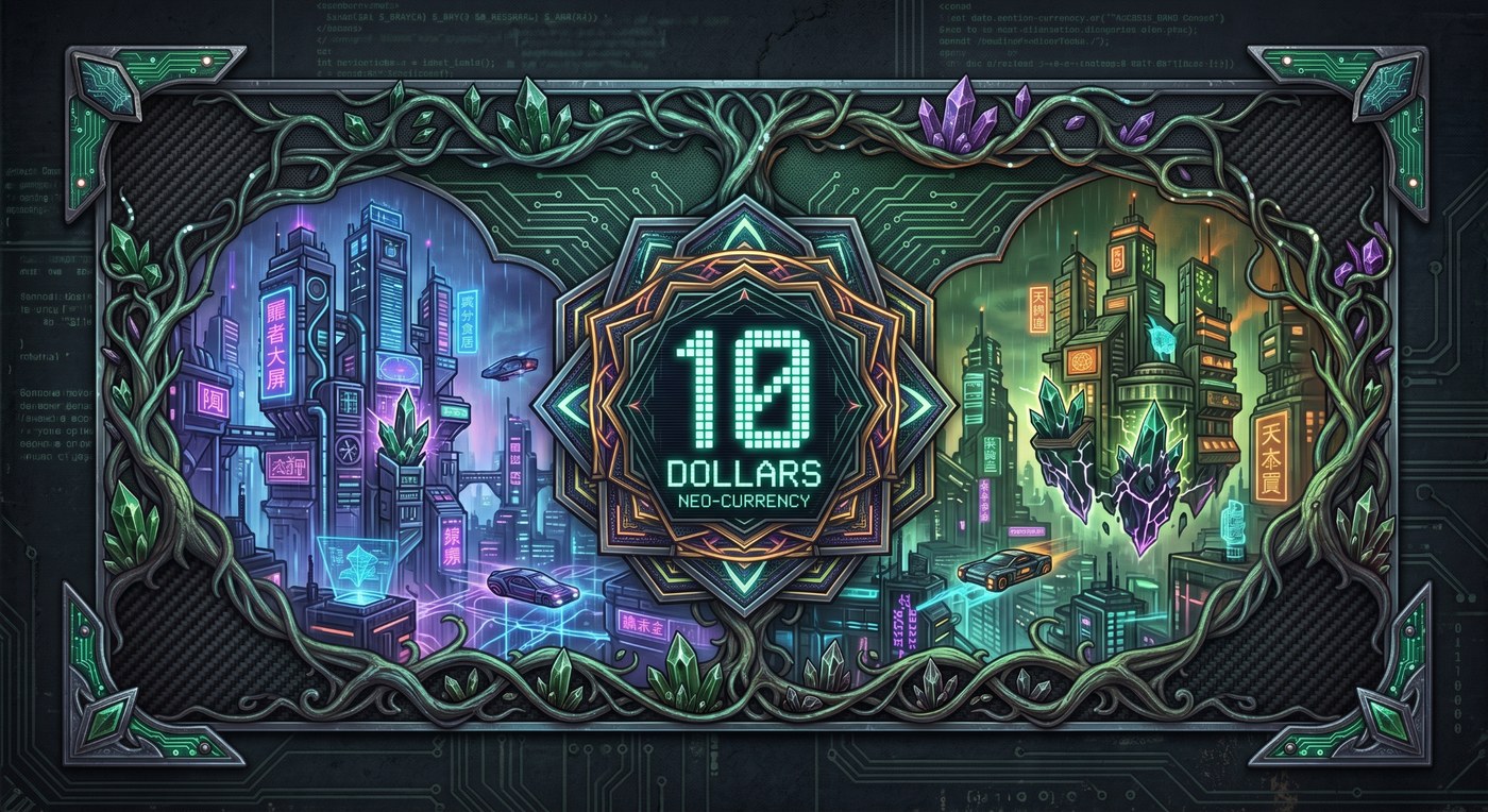 Billet cyberpunk exemple valeur 10